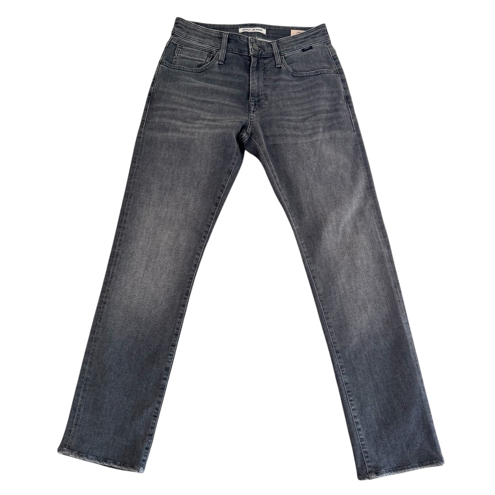 Mavi Jake Slim Leg Actual 28x30 Gray Wash Denim Men's Jeans